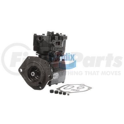 BENDIX EL13151X - midland air brake compressor - remanufactured, 3-hole flange mount, gear driven, water cooling | compressor