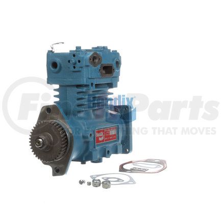 Bendix 109653 Tu-Flo® 550 Air Brake Compressor - Remanufactured, Flange Mount, Gear Driven, Water Cooling, Without Clutch