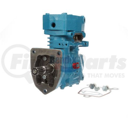 Bendix 286546 Tu-Flo® 501 Air Brake Compressor - Remanufactured, Flange Mount, Engine Driven, Air Cooling