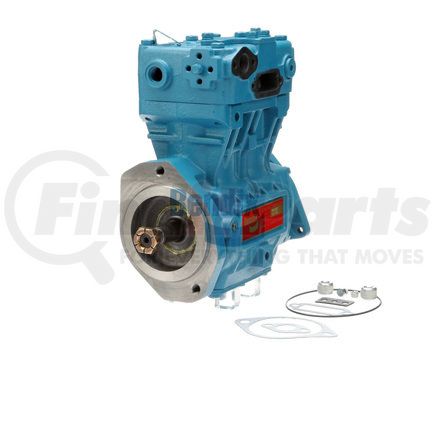 Bendix 5019322 Tu-Flo® 750 Air Brake Compressor - Remanufactured, Flange Mount, Engine Driven, Water Cooling, For Caterpillar Applications