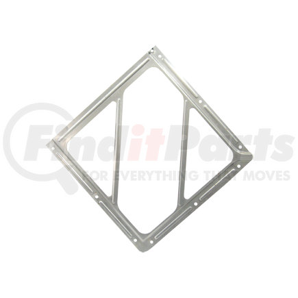 Tectran 9458 Placard Holder Split Frame - Bright Aluminum Finish, Unpainted