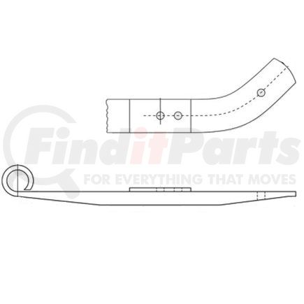 DAYTON PARTS TRA-081 Suspension Trailing Arm