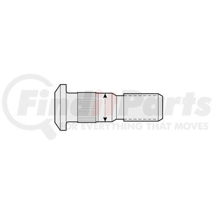 Dayton Parts 13-1107L Wheel Stud