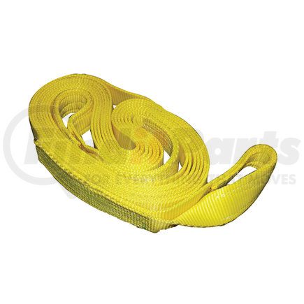 Ancra SL24 Recovery Rope - 2 in. x 240 in., Yellow, Polyester, Single Pack Recovery Strap