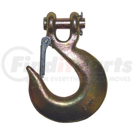 ANCRA 50019-22 - clevis hook - grade 70 3/8 in., steel, slip hook, with safety latch | grade 70 3/8" slip hook w/safety latch