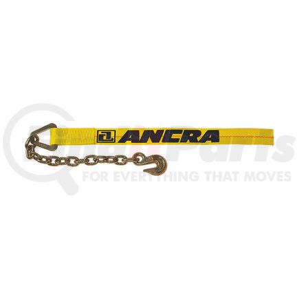 Ancra 41659-15-27 Winch Strap - 2 in. x 324 in., Polyester, with Chain Anchor