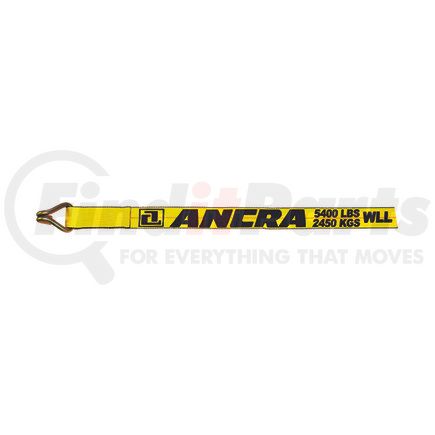 ANCRA 41660-18-30 - winch strap - 3 in. x 360 in., polyester, with wire hook | 3” x 30’ winch strap w/wire hook