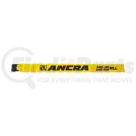 Ancra 43795-10-35 Winch Strap - 4 in. x 420 in., Polyester, with Flat Hook