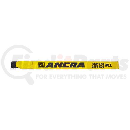 ANCRA 43795-10-40 - winch strap - 4 in. x 480 in., polyester, with flat hook | 4” x 40’ winch strap w/flat hook