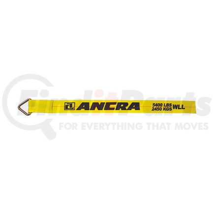 Ancra 43795-11-35 Winch Strap - 4 in. x 420 in., Polyester, with Delta Ring