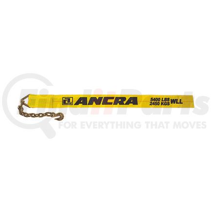 Ancra 43795-15-27 Winch Strap - 4 in. x 324 in., Polyester, with Chain Anchor