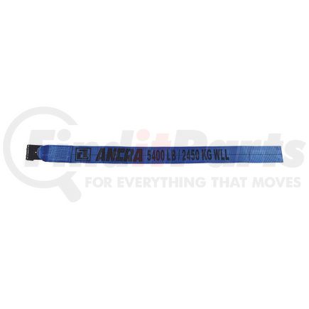 Ancra 43795-40-30 Winch Strap - 4 in. x 360 in., Blue, Polyester, with Flat Hook