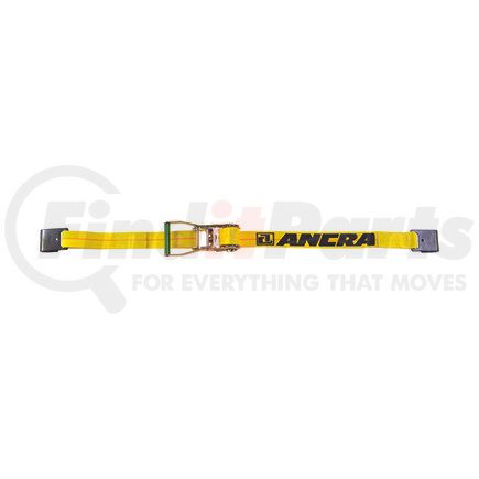 Ancra 45982-10 Ratchet Tie Down Strap - 2 in. X? 324 in., Polyester, with Flat Hooks & Long/Wide Handle