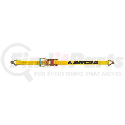 Ancra 45982-43-30-WK Ratchet Tie Down Strap - 2 in. x 360 in., Polyester, with Wire Hooks
