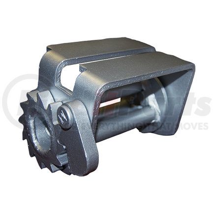 Ancra 49207-283-XZ Trailer Winch Mount - Steel, 3-Bar Double L Track, Sliding Web Winch, Low-Profile