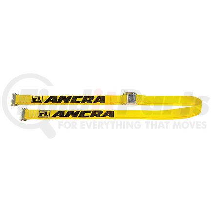 Ancra 40602-17 Cambuckle Tie Down Strap - 144 in., Yellow, For 833 lbs. Working Load Limit, Logistic Strap