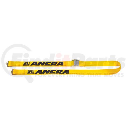Ancra 40602-20 Series 3/4" F Strap Assembly--Cam Buckle-12' - Yellow