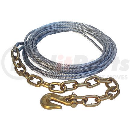 ANCRA 49828-10-30 - chain assembly - 1/4 in. x 360 in., with chain anchor | 1/4? x 30' cable assembly w/chain anchor