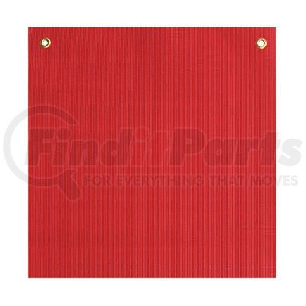 Ancra 49893-12 Safety Flag - 18 in. x 18 in., Red Mesh, with Grommets