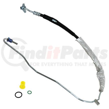 Edelmann 92530 18MM Male Captive "O" Ring x 18MM Male Inv. Flare - W/Switch Port