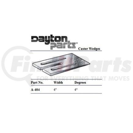 Dayton Parts A-404 Alignment Camber Wedge