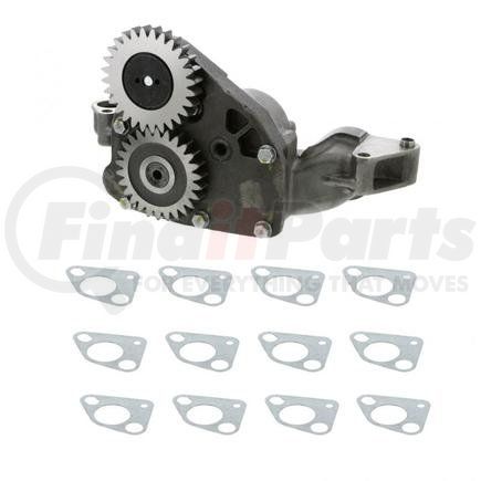 PAI 141313 Engine Oil Pump - Black / Silver, Gasket Included, For Cummins ISX Series Application