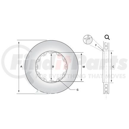 Performance Friction 350.047.01 Disc Brake Rotor