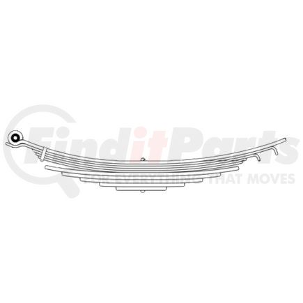 Dayton Parts 46-1319HD Leaf Spring