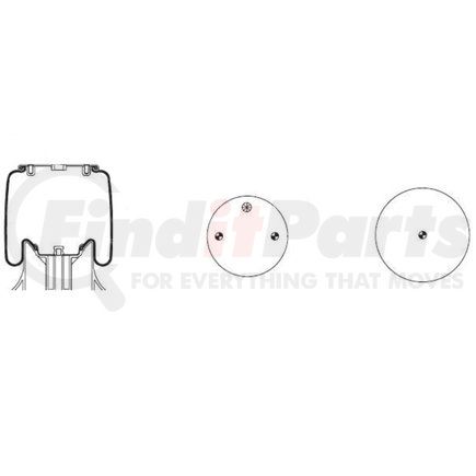 Dayton Parts 452-8852L Air Spring