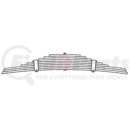 Dayton Parts TRA-3518 Leaf Spring
