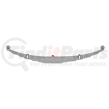 Dayton Parts 55-894HD Leaf Spring - Assembly, Front, Heavy Duty, 7 Leaves, 5,500 lbs. Capacity for Navistar-International 1000/2000/4000/7000 Trucks