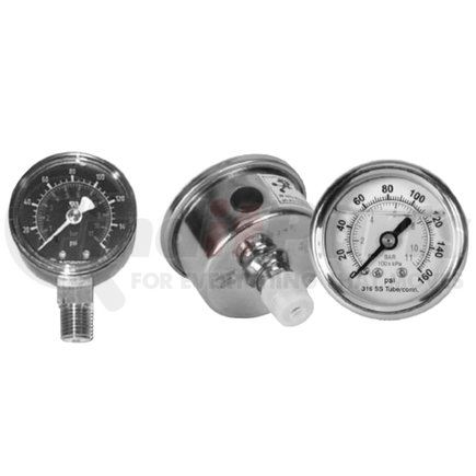 Dayton Parts 334-1606A Multi-Purpose Pressure Gauge - Silicone-Filled, OEM 90054280