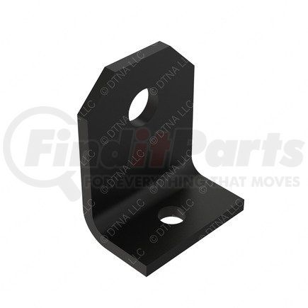 Freightliner 415021000 Exhaust Muffler Stand Out Mounting Bracket - Steel, Black, 0.18 in. THK