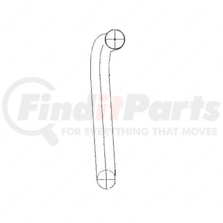 Freightliner 418614000 Exhaust Pipe - Assembly, Engine Outlet