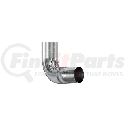 Freightliner 418892015 Exhaust Pipe - Muffler, 3406 at 3 Deg., Chrome