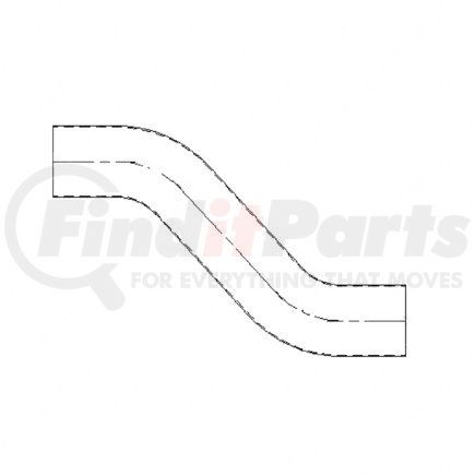 Freightliner 418983000 Exhaust Pipe - Muffler, Outlet, Aluminum