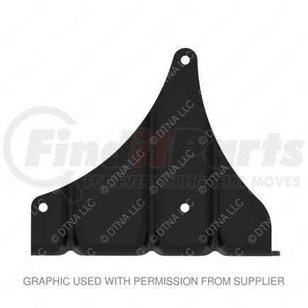 Freightliner 422189000 Exhaust Muffler Bracket - Ductile Iron, Black, 0.24 in. THK