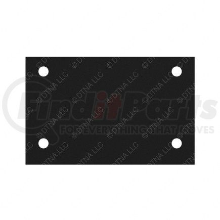 Freightliner 513022000 Radiator Support Plate - Right Side, Steel, Black, 3.03 mm THK