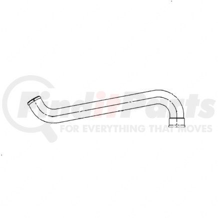 Freightliner 517107000 Radiator Coolant Hose - Upper, D20, Bc3