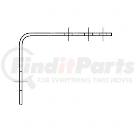 Freightliner 645622000 Vehicle Jump Starter Bracket - Steel, 0.11 in. THK