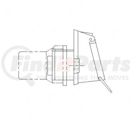 Freightliner 619362000 Receptacle - 7 Way With Cable