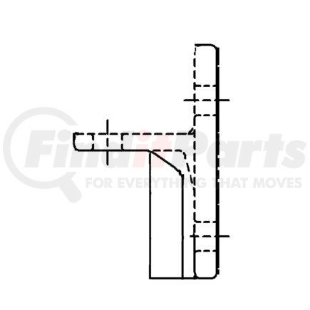 Freightliner 01-20140-000 Engine Mount Bracket - Nodular Iron