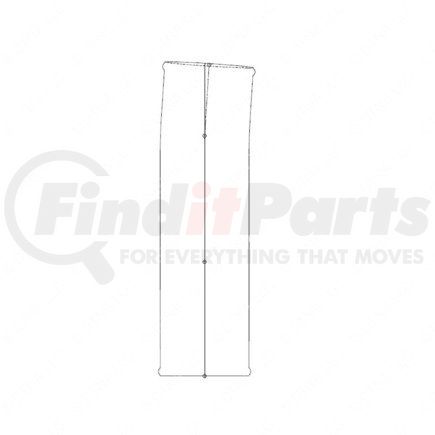 Freightliner 01-27867-000 Intercooler Pipe - Right Side, Aluminized Steel