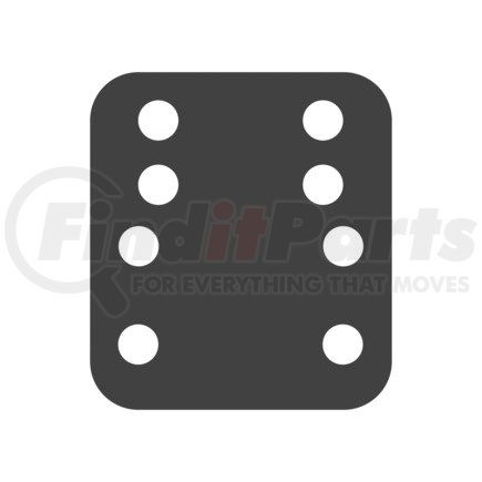 FREIGHTLINER 12-25498-000 - abs modulator bracket - steel, 2.8 mm thk | bracket - plate, roll stability control on traction protection valve