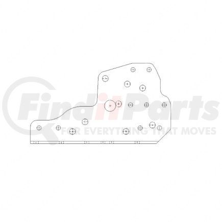 Freightliner 15-14809-001 Frame Rail Extension - Steel, 9.53 mm THK