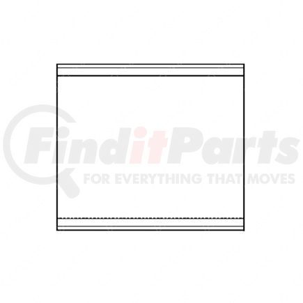 Freightliner 15-19523-311 Frame Rail - 3/8 in. x 10-3/4 in. x 3.50 in., Right Hand