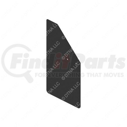 Freightliner 17-16912-000 Mud Guard - Non-Reinforced Rubber, 699 mm x 394 mm, 4.7 mm THK