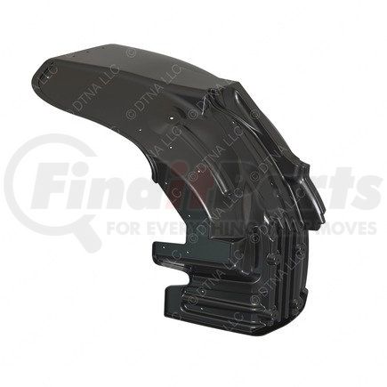 Freightliner 17-15187-018 Truck Half Fender - Right Side, Polymer