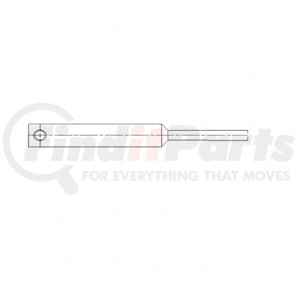 Freightliner 18-11651-000 Vent Window Strut - Aluminum, 12.70 mm Dia.