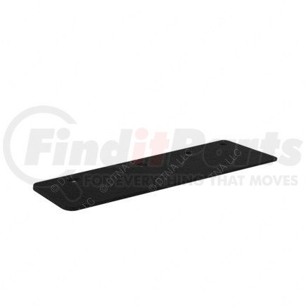 Freightliner 17-19249-000 Mud Flap - Rubber, 428 mm x 107.9 mm, 4.76 mm THK